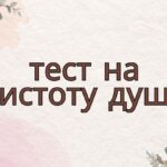 тест на чистоту души